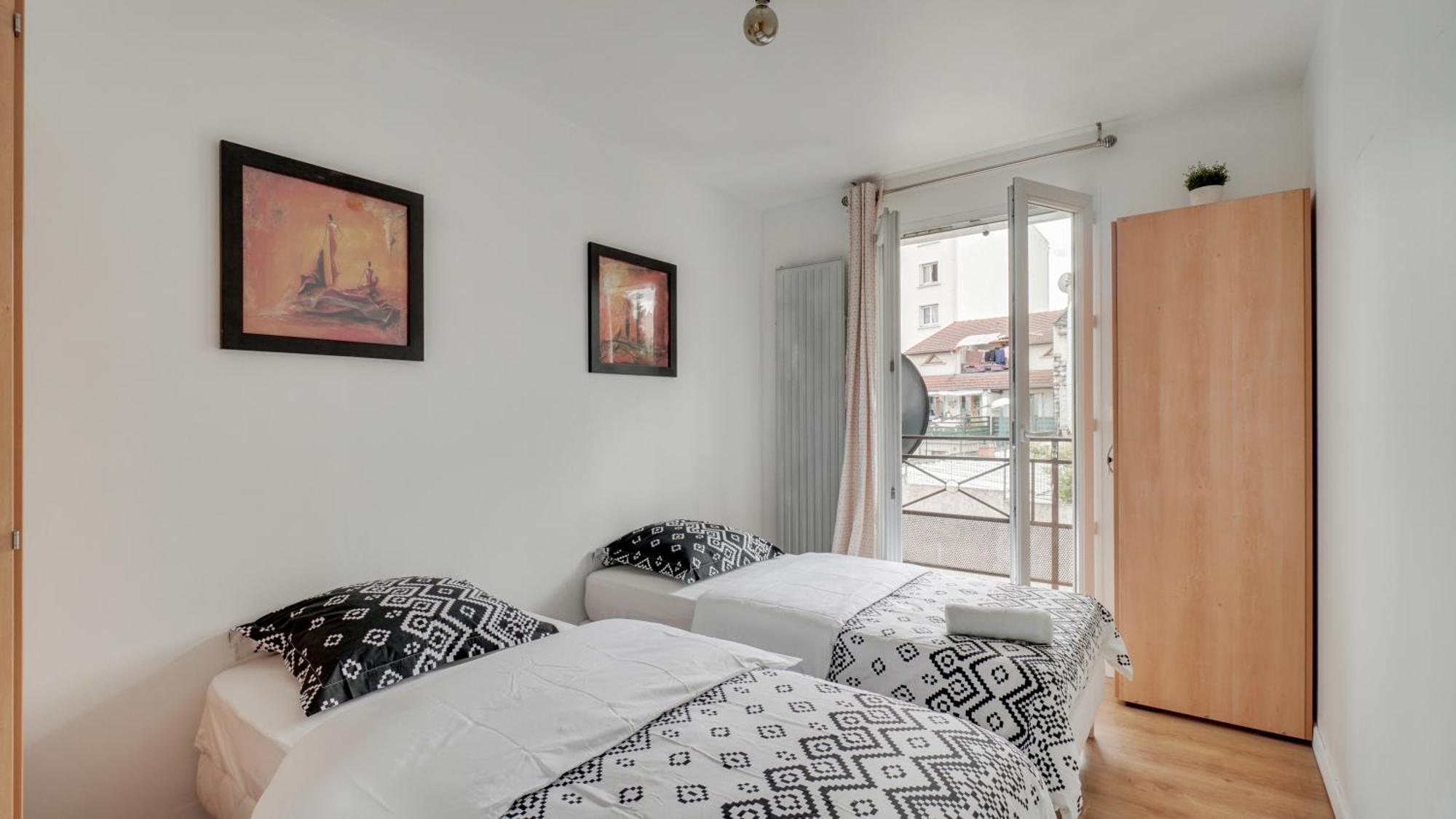 Chic Apart With Parking Near Paris Aubervilliers Eksteriør bilde